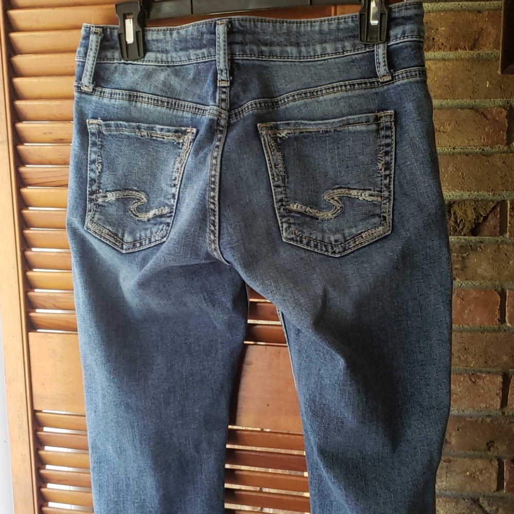 Silver capris